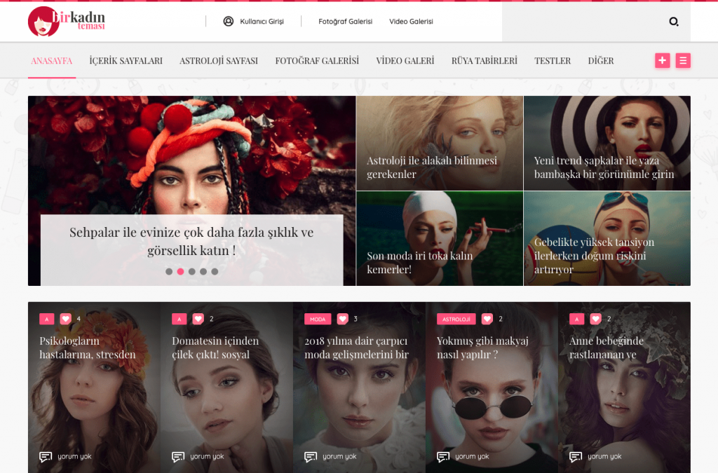 Wordpress Kadın Temaları