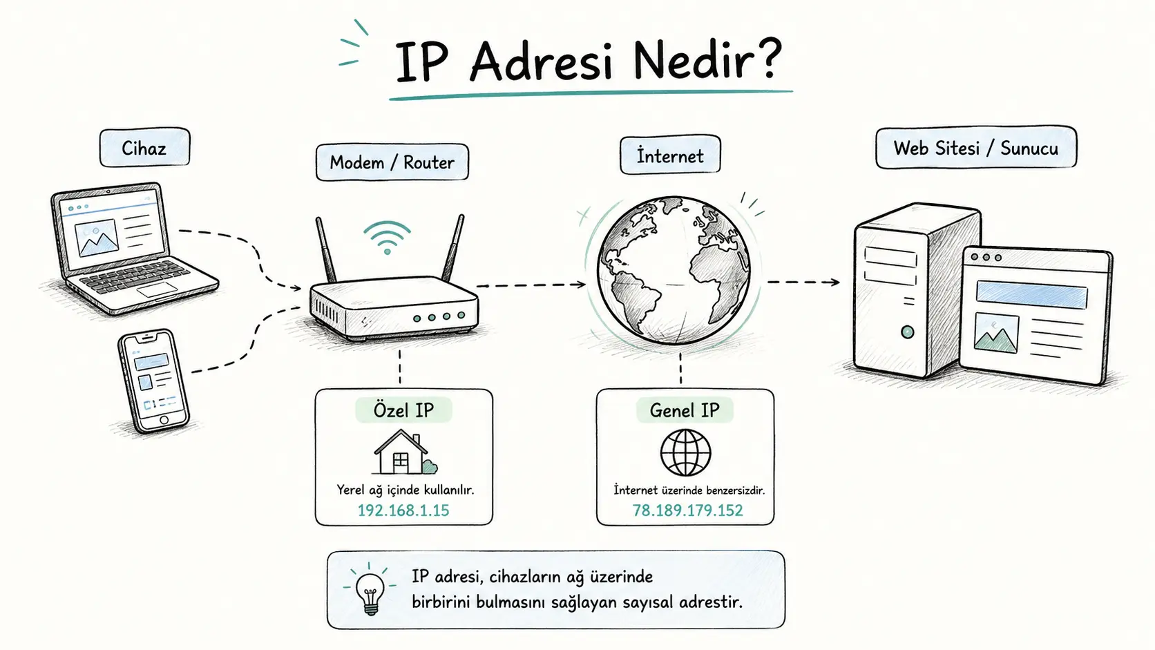 IP adresi nedir?