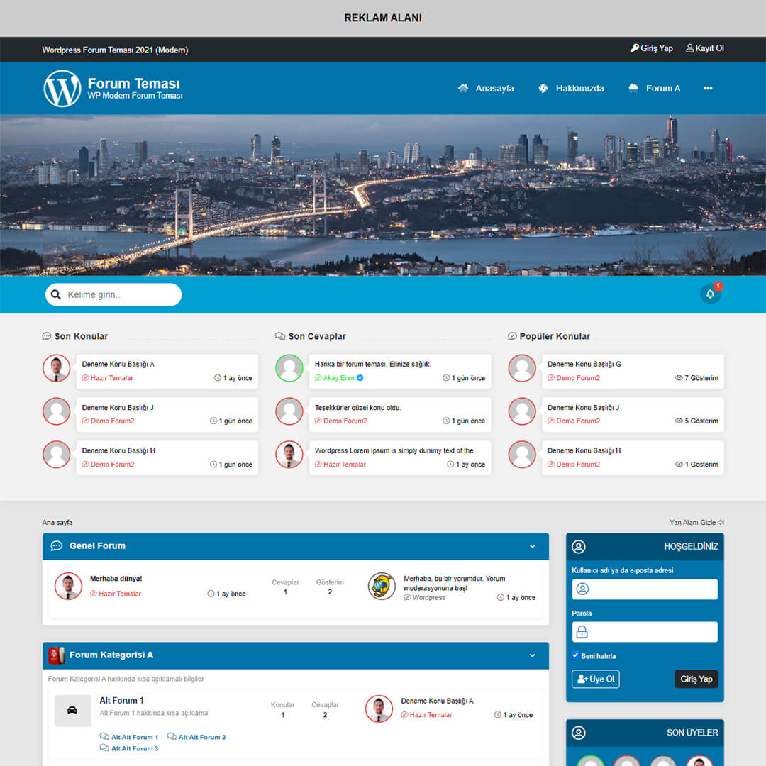 WordPress Forum Temaları 2021
