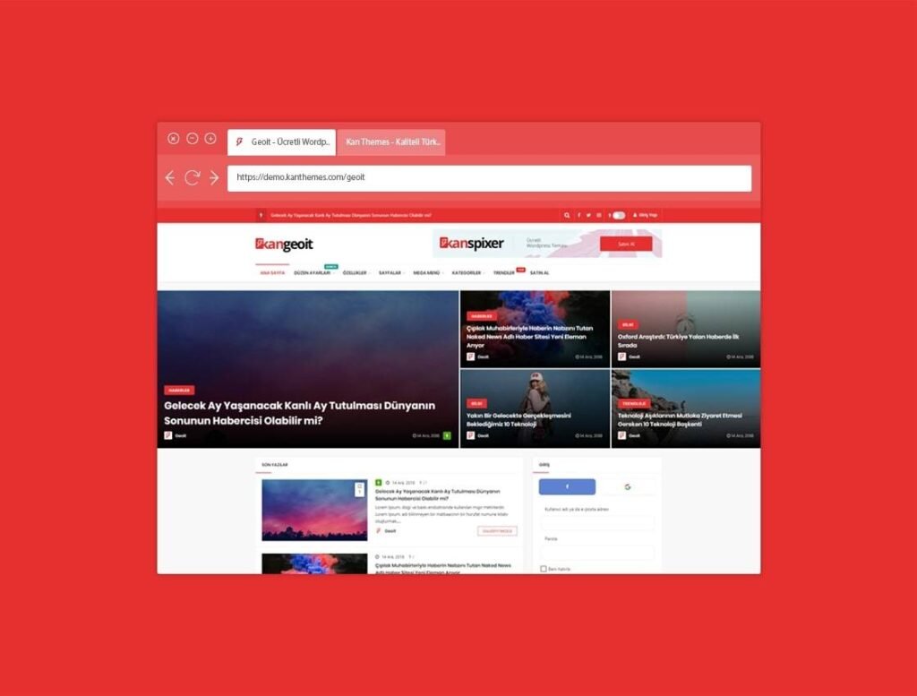 WordPress Teknoloji Temaları 2021