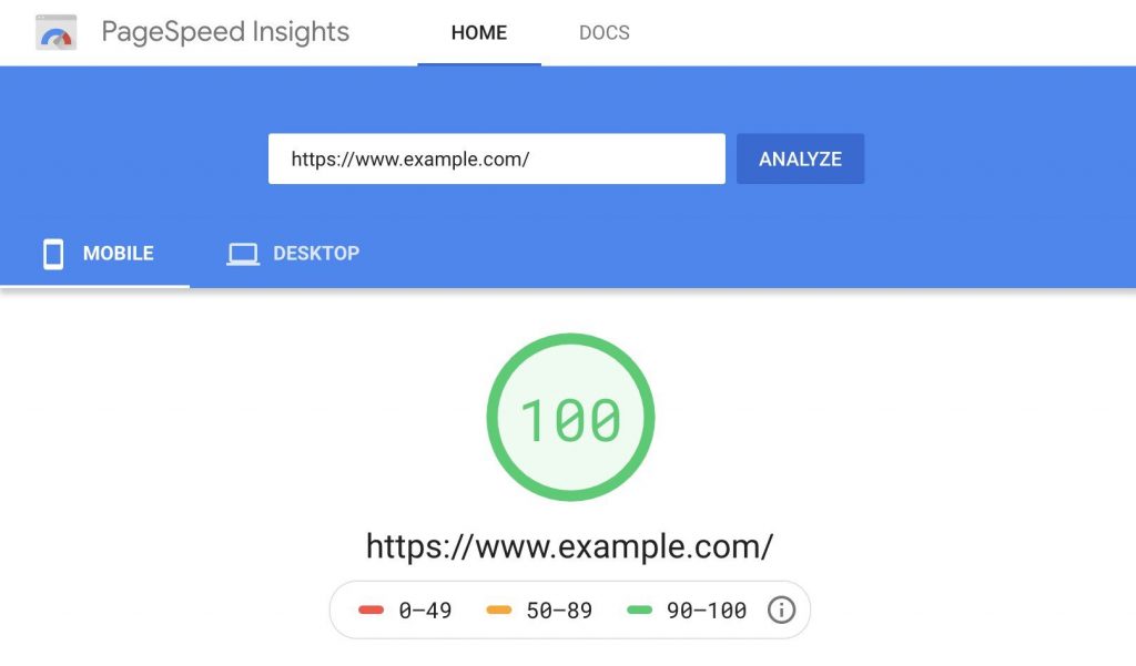 Google PageSpeed Insight