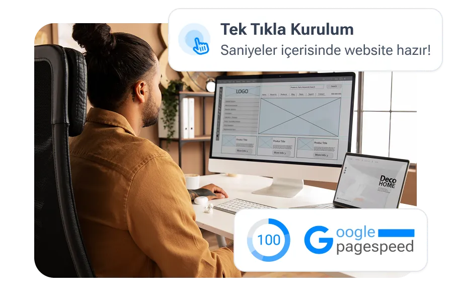 Birkaç Tıkla Hızlı Website Kurulumu